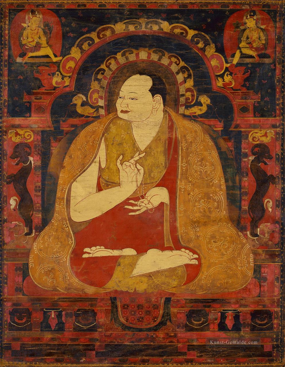 Porträt eines Lama Buddhismus Ölgemälde